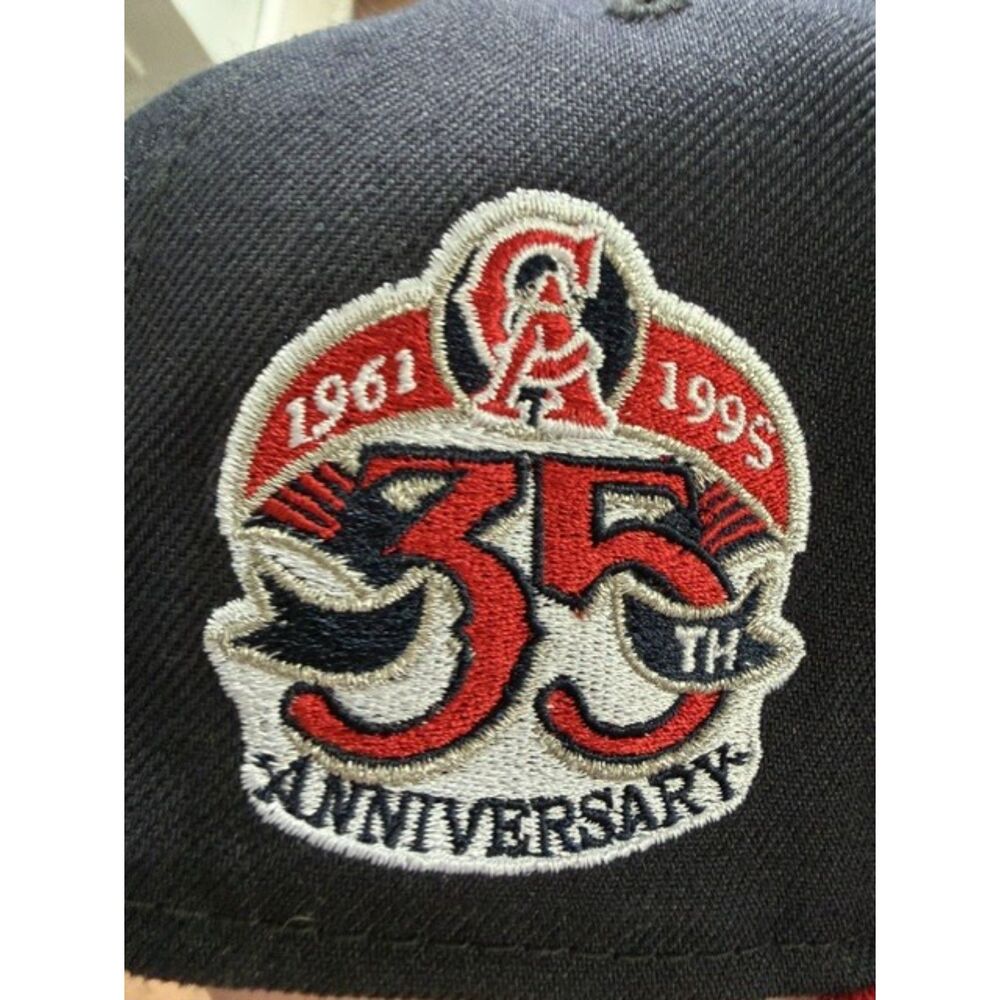 New Era 59FIFTY California Angels 35th Anniversary Hat Club Fitted Hat Size 8